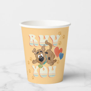 Puppy Scooby-Doo "Ruv You" Paper Cups