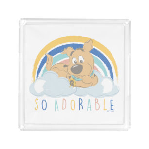 Puppy Scooby-Doo "So Adorable" Acrylic Tray