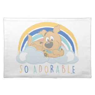 Puppy Scooby-Doo "So Adorable" Cloth Placemat