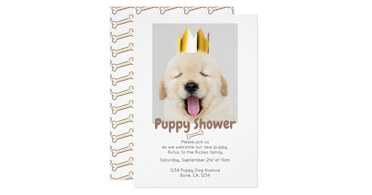 Puppy Shower Invitation