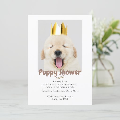 Puppy Shower Invitation Zazzle