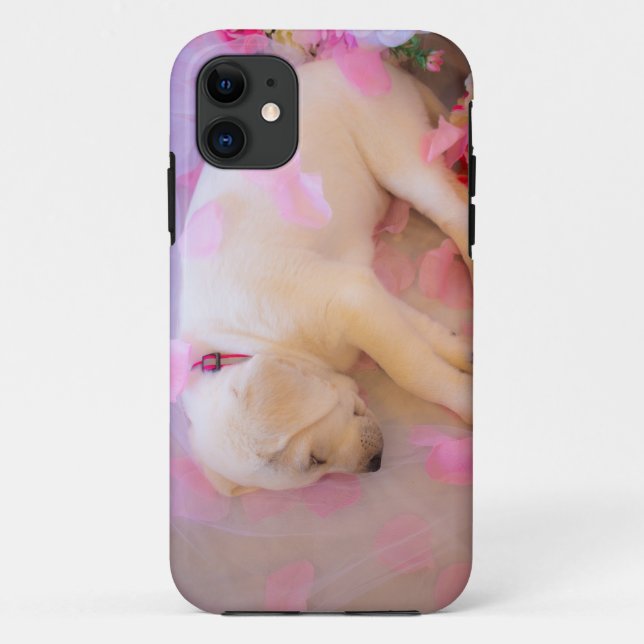 Puppy Sleepy Veil 01 Case-Mate iPhone Case (Back)