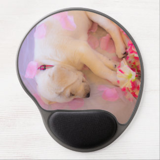 Puppy Sleepy Veil 01 Gel Mouse Pad