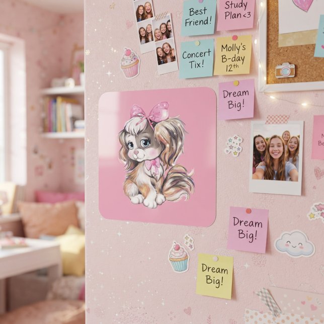 Puppy Square Sticker (Creator Uploaded)