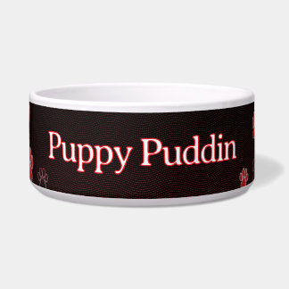 Puppy squirrel bowl