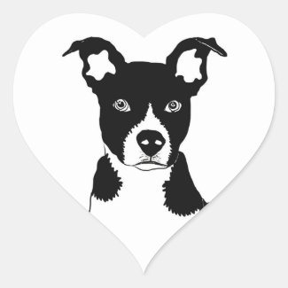 Puppy Sticker (Border Collie Black and White)