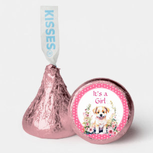 Puppy Themed It's a Girl Baby Shower Hershey®'s Kisses®