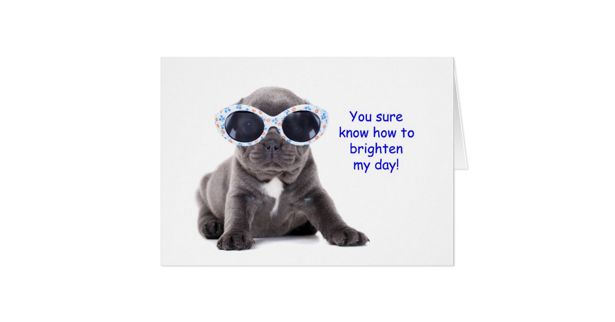 Puppy Thinking of You Card | Zazzle