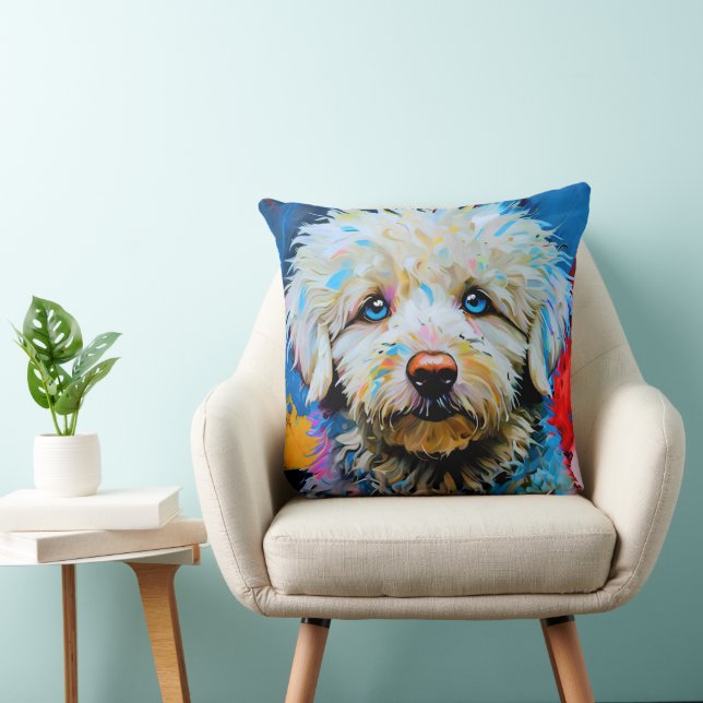 Puppy  throw pillow (Chair)