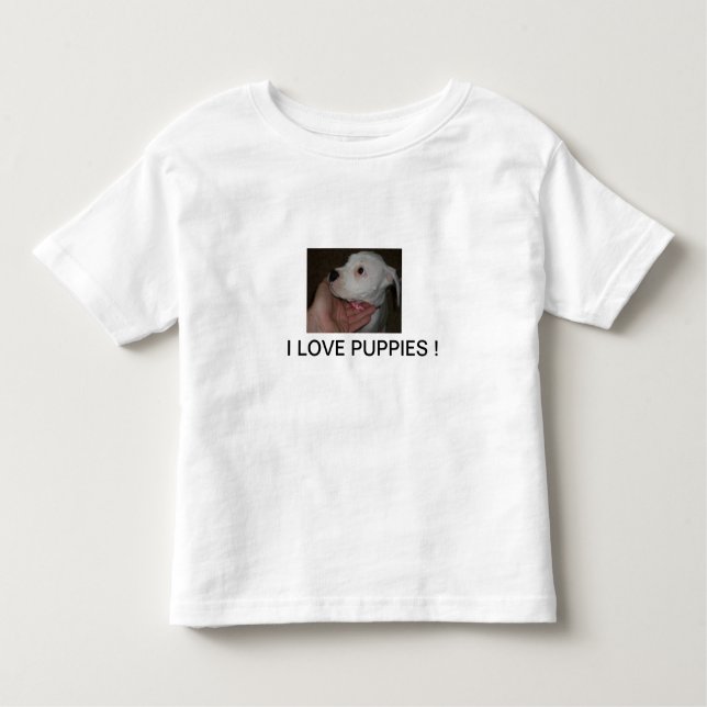 Puppy Toddler tee shirt (Front)