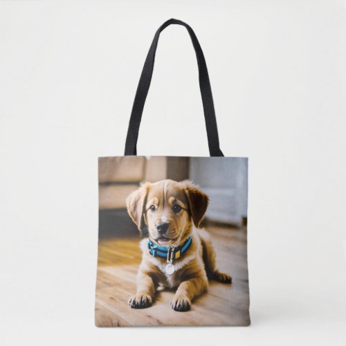 Puppy Tote Bag