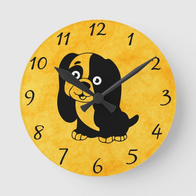 Puppy Wall Clock (Front)