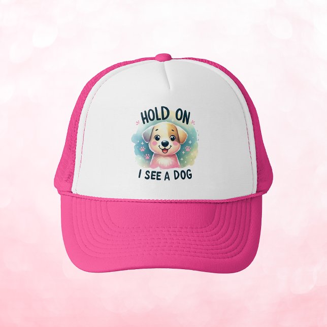 Puppy Watch Trucker Hat (Creator Uploaded)
