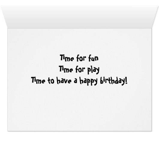 PUPPY WITH TOY SAYS YOU ARE TURNING ****1**** (Inside Horizontal (Bottom))