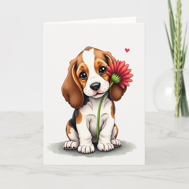 Puppys Sweetest Mothers Day Card (Front)