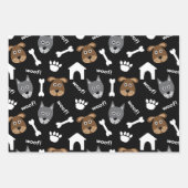 Pups, Bones and Dogs Wrapping Paper Sets (Front 3)
