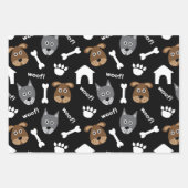 Pups, Bones and Dogs Wrapping Paper Sets (Front)