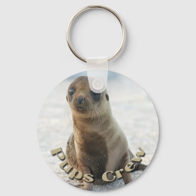 Pups Crew Key Chain (Front)