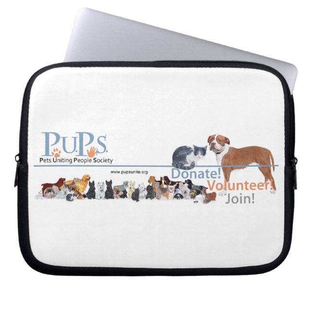 PUPs Laptop Bag (Front)