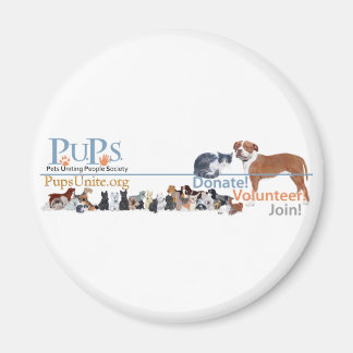 PUPs Logo Merchandise Magnet