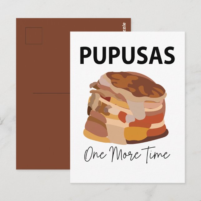 Pupusas El Salvadorian Salvador Bread Pupusas Postcard (Front/Back)