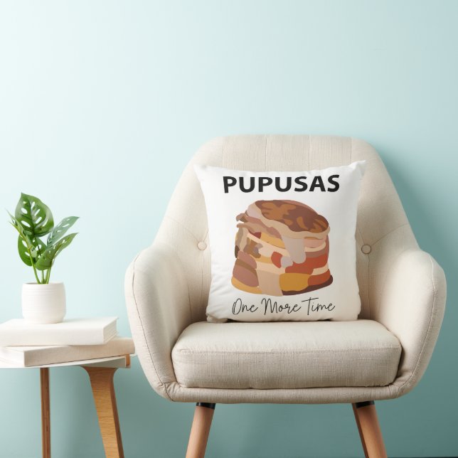 Pupusas El Salvadorian Salvador Bread Pupusas  Throw Pillow (Chair)