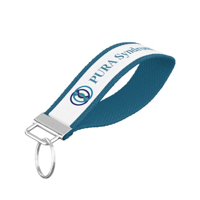 PURA Syndrome Wrist Keychain (Angled Down)