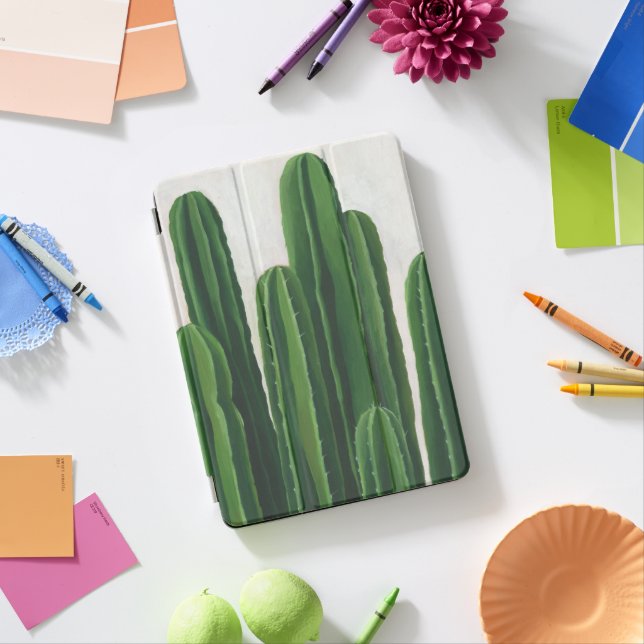 Pura Vida - Cacti Group iPad Pro Cover (Desk)
