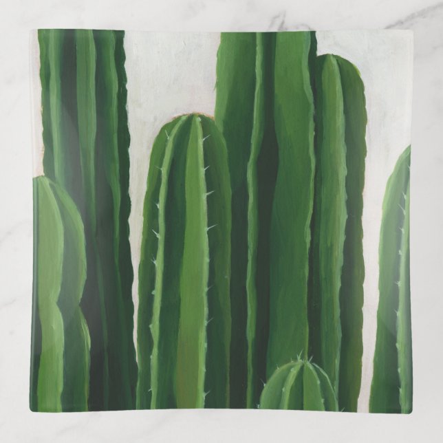 Pura Vida - Cacti Group Trinket Tray (Front)