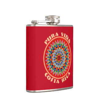 Pura Vida Costa Rica Flask