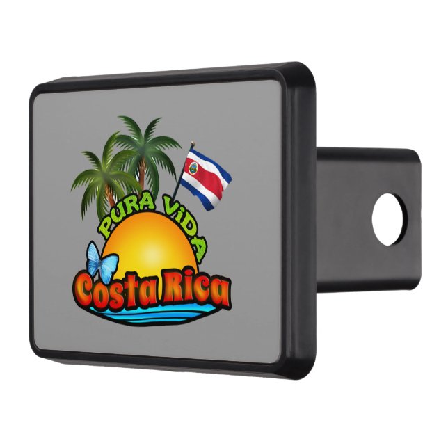 Pura Vida Costa Rica Hitch Cover (Left)