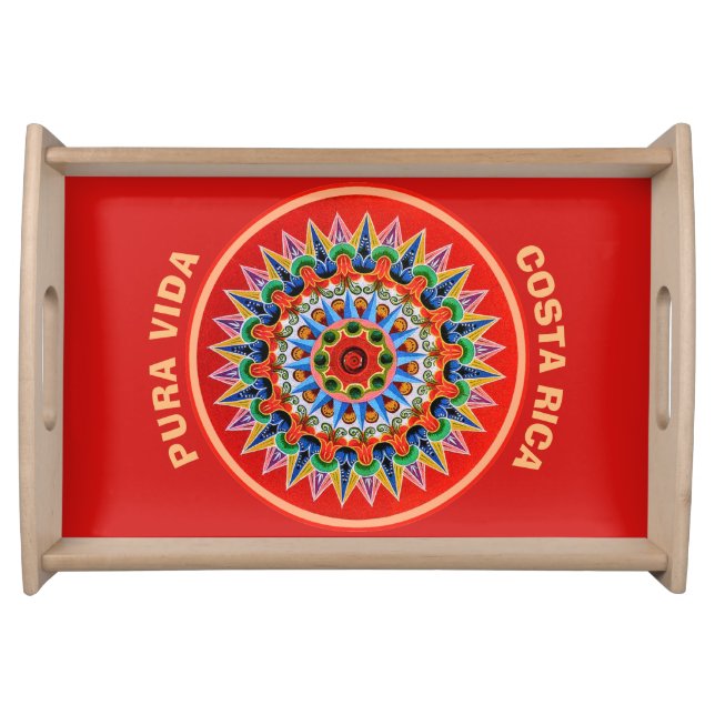 Pura Vida Costa Rica Serving Tray (Front)