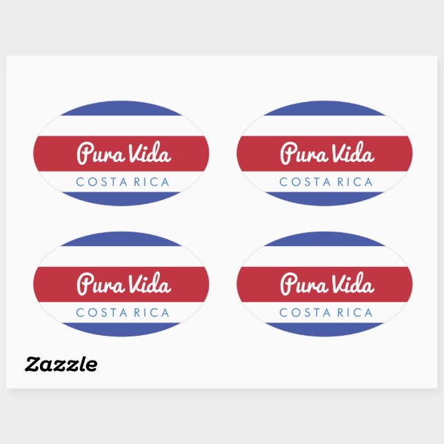 Pura Vida Costa Rica Sticker Zazzle