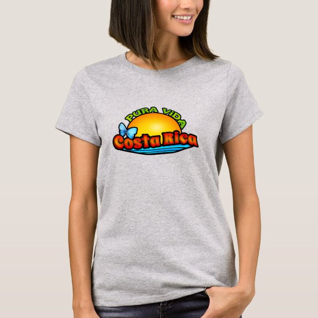 Pura Vida Costa Rica T-Shirt (Front)