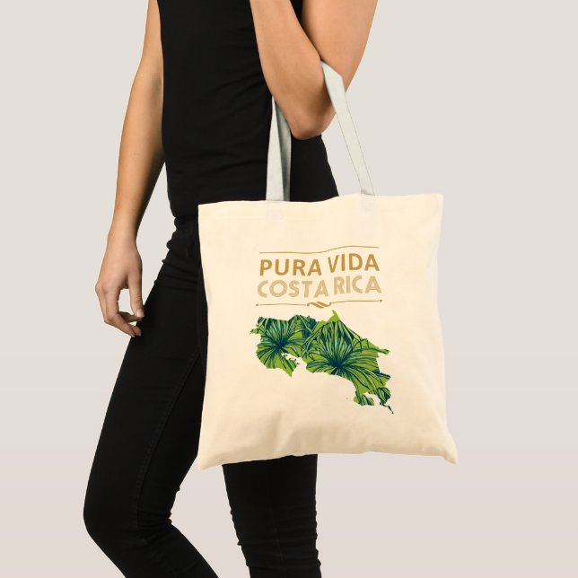 Pura Vida Costa Rica Tote Bag (Front (Product))