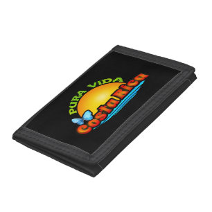 Pura Vida Costa Rica Trifold Wallet