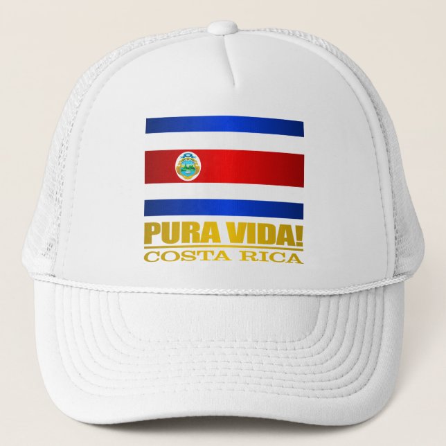 Pura Vida! Costa Rica Trucker Hat (Front)