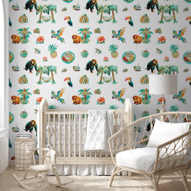Pura Vida | Cute Illustrated Costa Rica Wallpaper (Kids)