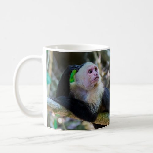 Pura vida for White headed capuchin monkey Coffee Mug