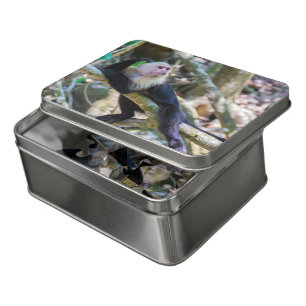 Pura vida for White headed capuchin monkey Jigsaw Puzzle