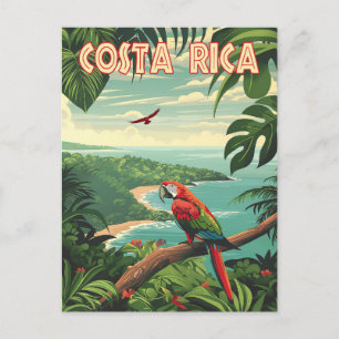 Pura Vida Greetings: Costa Rica Vinatage Postcard