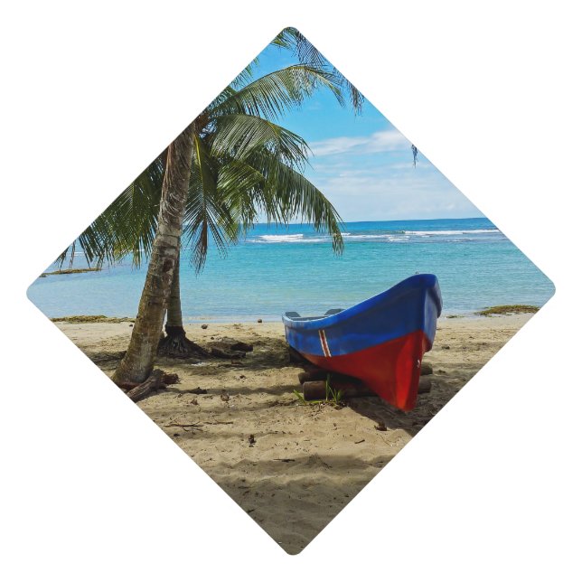 Pura Vida in Costa Rica - Central America Graduation Cap Topper (Front)
