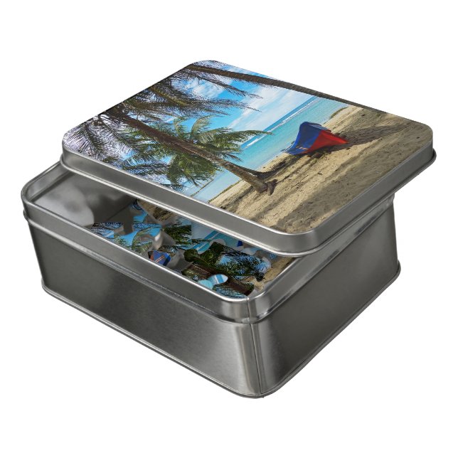 Pura Vida in Costa Rica - Central America Jigsaw Puzzle (Lid Open)