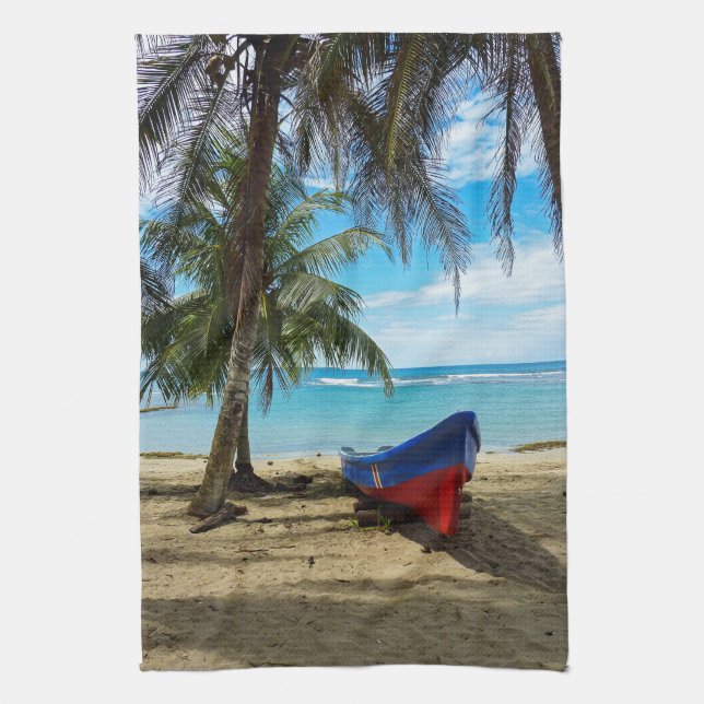 Pura Vida in Costa Rica - Central America Kitchen Towel (Vertical)