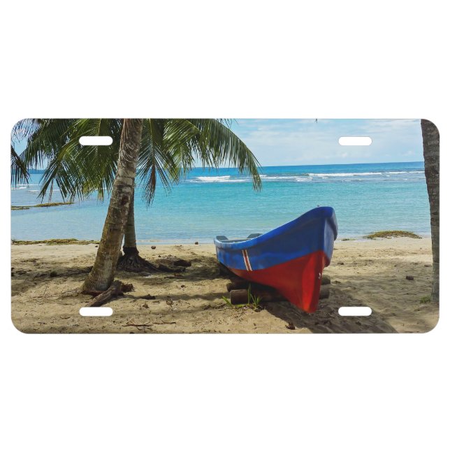Pura Vida in Costa Rica - Central America License Plate (Front)