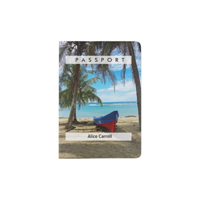 Pura Vida in Costa Rica - Central America Passport Holder (Front)