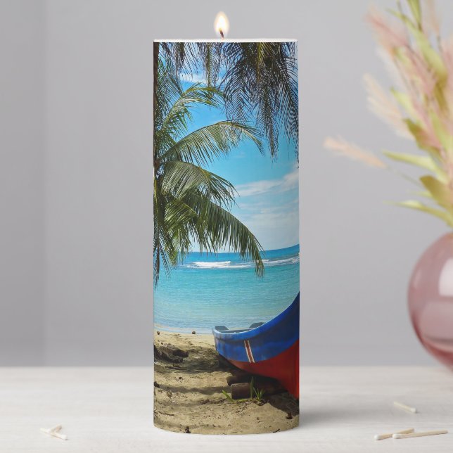 Pura Vida in Costa Rica - Central America Pillar Candle (In Situ)