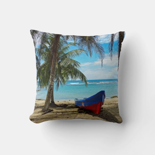 Pura Vida in Costa Rica - Central America Throw Pillow (Front)