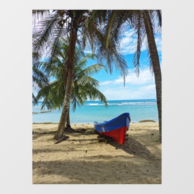 Pura Vida in Costa Rica - Central America Window Cling (Sheet)