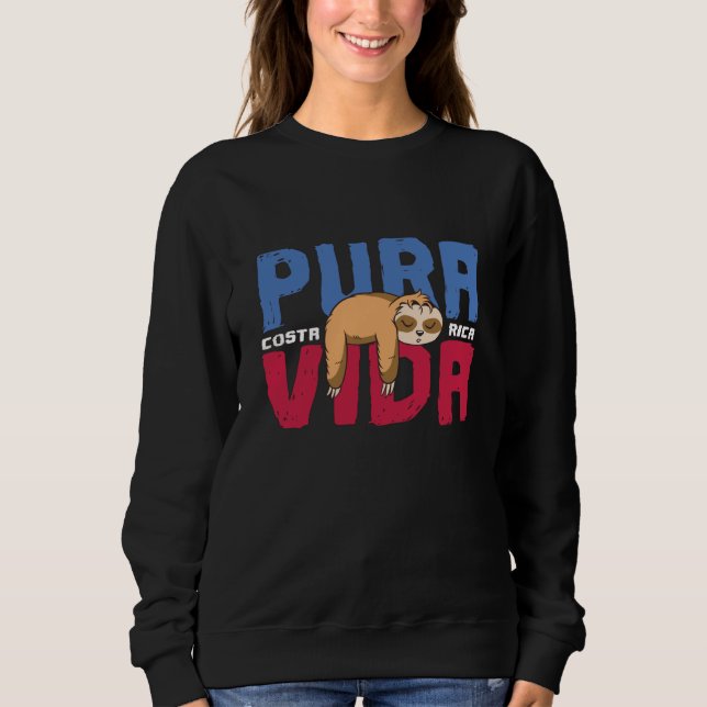 Pura Vida Sloth Sweatshirt (Front)